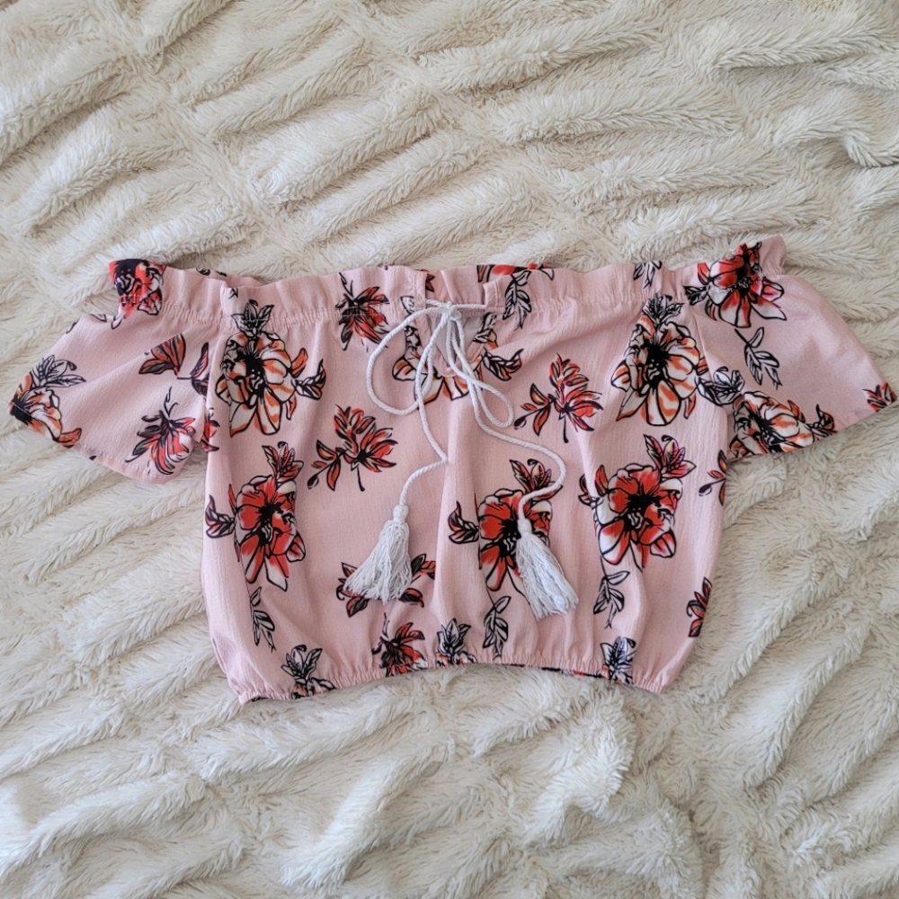 Cropped Off-Shoulder Top